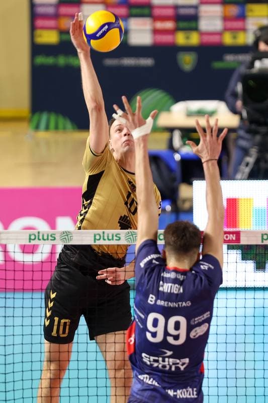 Volleyball. PlusLiga. GKS Katowice - Grupa Azoty ZAKSA Kedzierzyn-Kozle. 10.02.2024