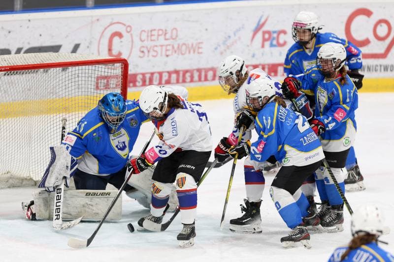 Ice Hockey. Tauron Liga Kobiet. Polonia Bytom - UKKH Unia Oswiecim. 24.02.2024