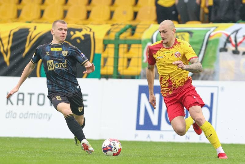 Football. Fortuna I Liga. GKS Katowice - Znicz Pruszkow. 02.03.2024