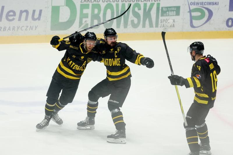 Ice Hockey. Tauron Hokej Liga. Re-Plast Unia Oswiecim - GKS Katowice. 06.04.2024