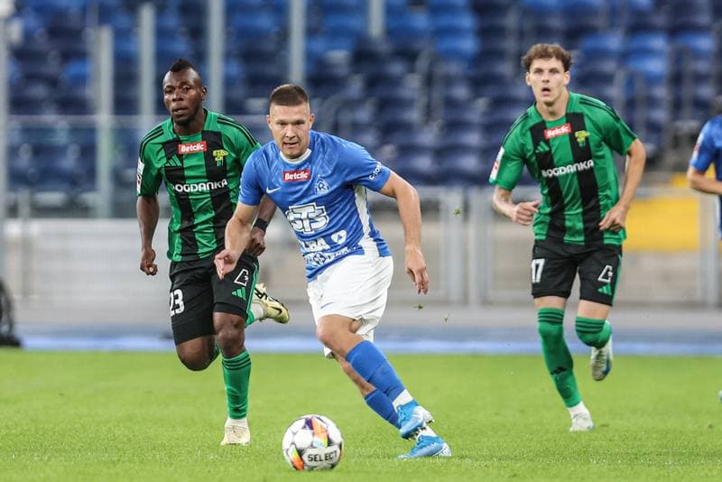 Football. Betclic I Liga. Ruch Chorzow - Gornik Leczna. 31.08.2024