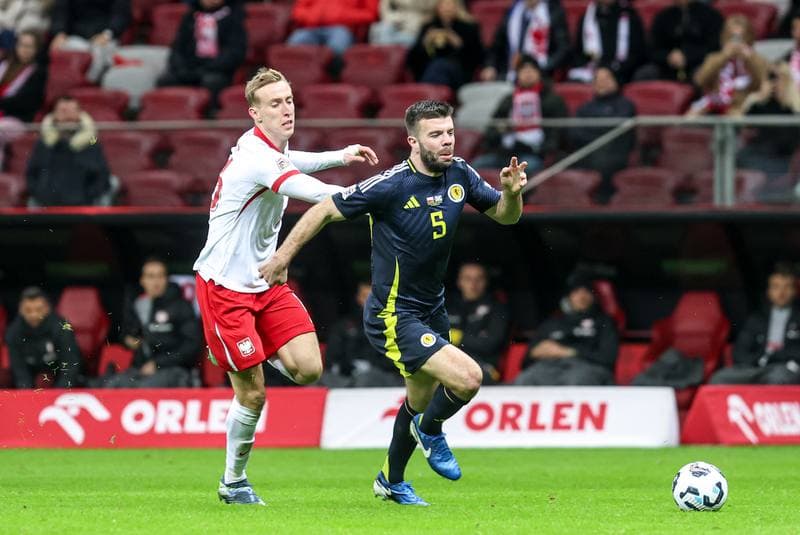 Football. UEFA Nations League. Poland - Scotland. 18.11.2024