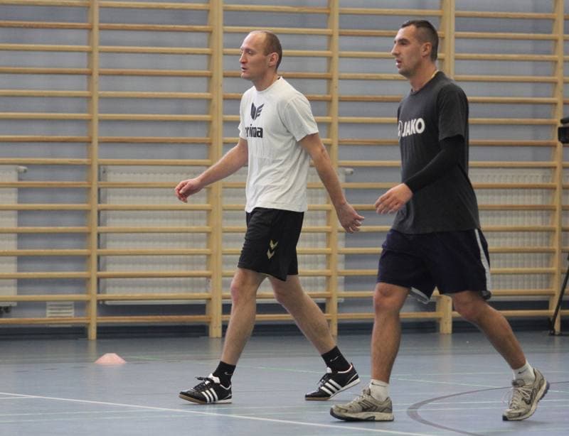 Football. Ruch Radzionkow. Training. 30.09.2010