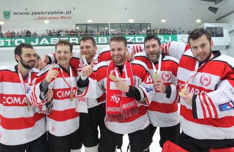 Ice Hockey. Polska Liga Hokejowa. JKH GKS Jastrzebie - Comarch Cracovia Krakow. 29.03.2013
