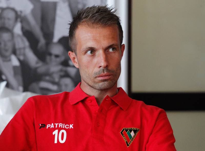 Football. Zaglebie Sosnowiec. Press Conference. 31.07.2014