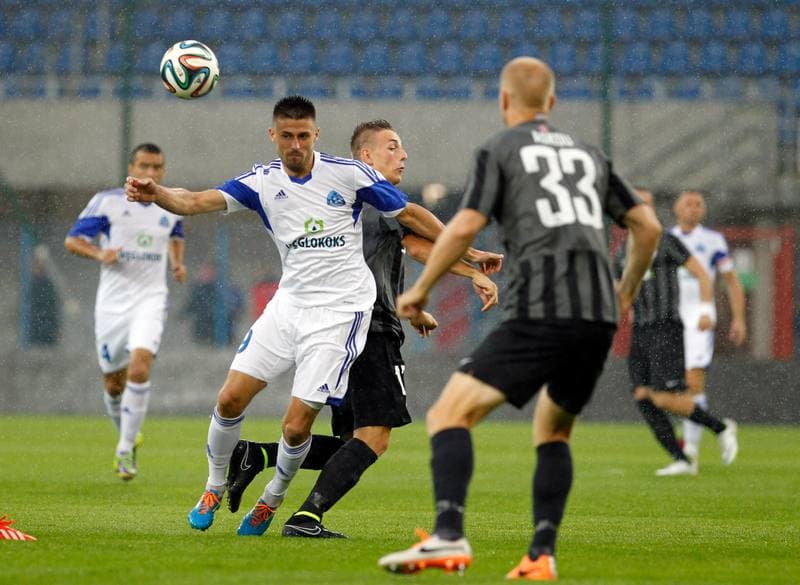 Football. UEFA Europa League. Ruch Chorzow - Esbjerg FB. 31.07.2014