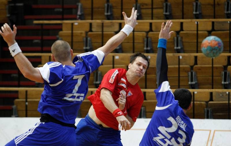Handball. Sparing. Gornik Zabrze - Zaporoze. 08.08.2014