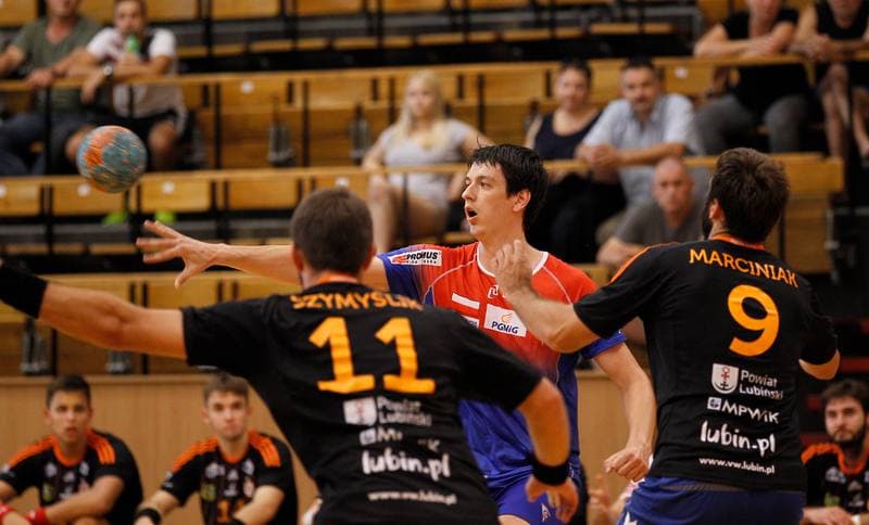 Handball. Sparing. Gornik Zabrze - Zaglebie Lubin. 06.08.2015