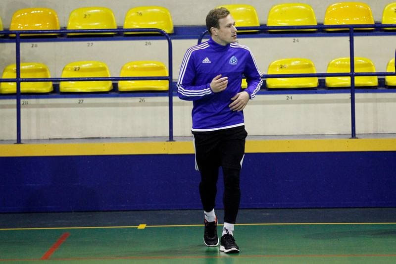 Football. Ruch Chorzow. Training. 07.01.2016