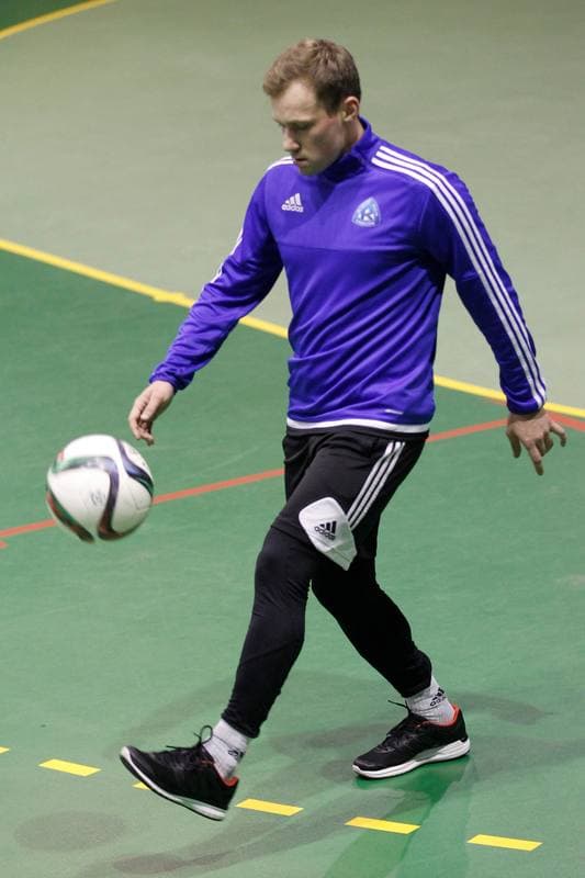 Football. Ruch Chorzow. Training. 07.01.2016