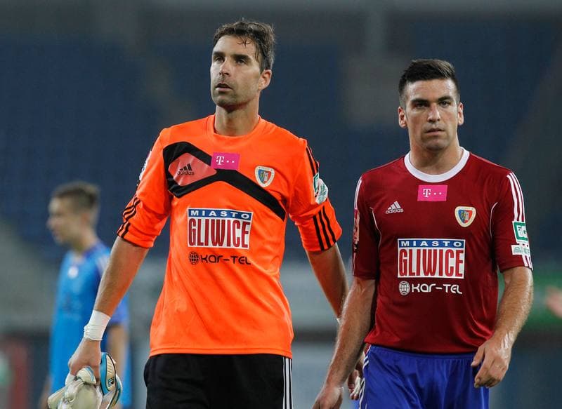 Football. T-Mobile Ekstraklasa. Piast Gliwice - Lechia Gdansk. 01.08.2014