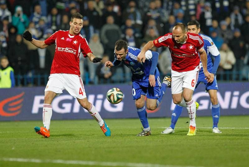 Football. T-Mobile Ekstraklasa. Ruch Chorzow - Wisla Krakow. 13.12.2014