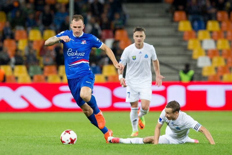 Football. Nice I Liga. Podbeskidzie Bielsko-Biala - Ruch Chorzow. 22.08.2017