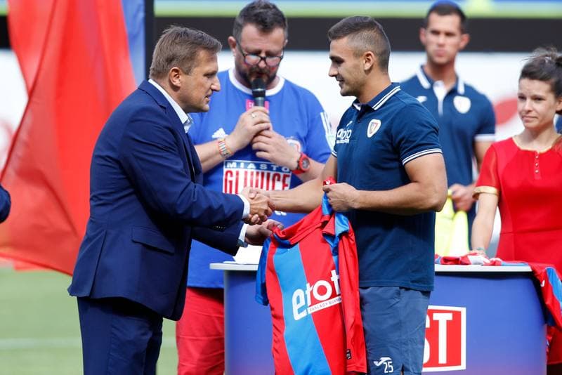 Football. Piast Gliwice. Team Presentation. 06.07.2016
