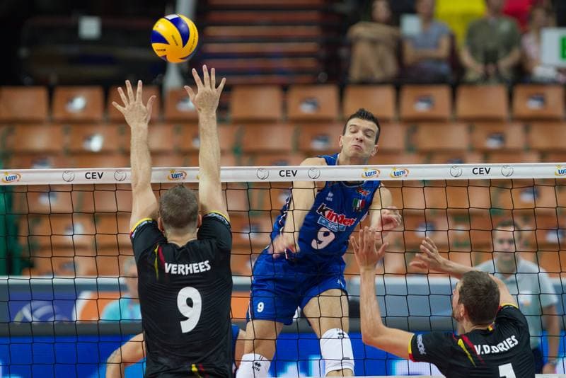 Volleyball. CEV EuroVolley 2017. Belgium - Italy. 31.08.2017