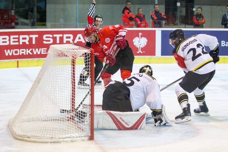 Ice Hockey. Champions Hockey League. Comarch Cracovia Krakow - Brynas IF. 03.09.2017