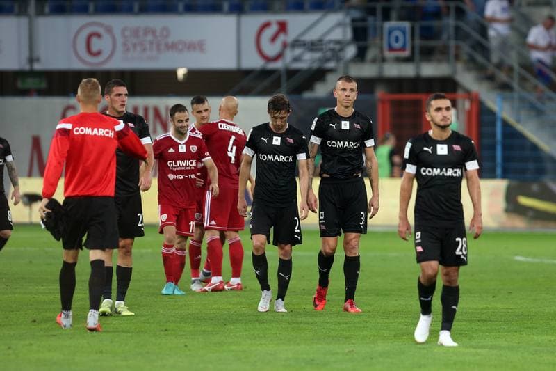 Football. Lotto Ekstraklasa. Piast Gliwice - Cracovia Krakow. 24.08.2018