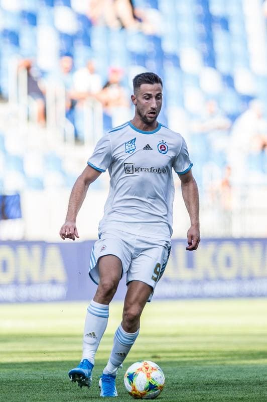 Football. Europa League. Slovan Bratislava - KF Feronikeli. 24.07.2019