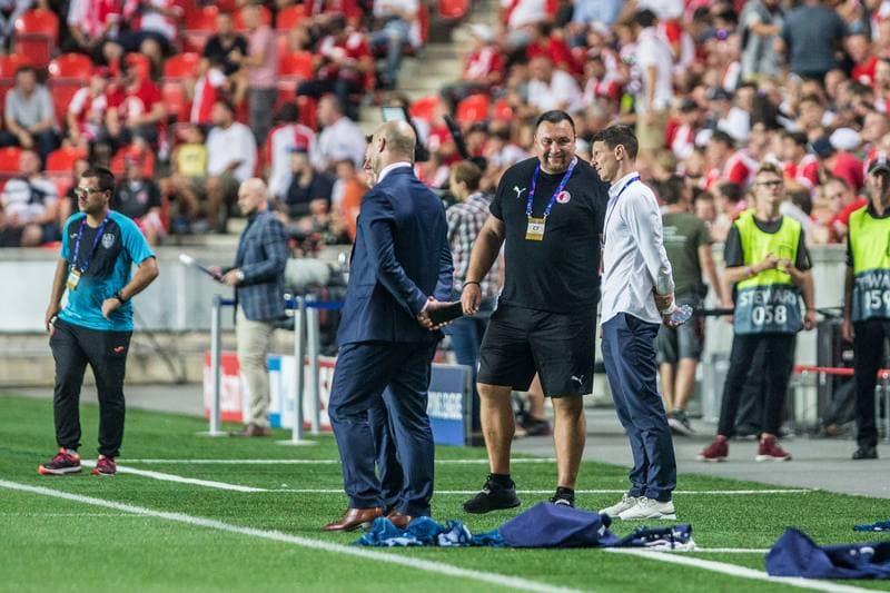 Football. UEFA Champions League. Slavia Prague - CFR Cluj. 28.08.2019
