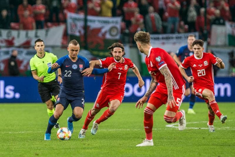Football. Euro 2020 Qualifiers. Slovakia - Wales. 10.10.2019