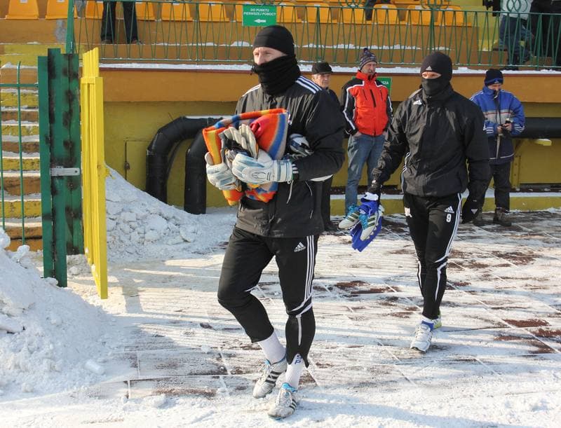 Football. Sparing. Podbeskidzie Bielsko-Biala - MFK Karvina. 11.02.2012