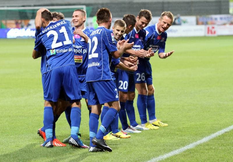 Football. T-Mobile Ekstraklasa. Podbeskidzie Bielsko Biala - Korona Kielce. 02.09.2013