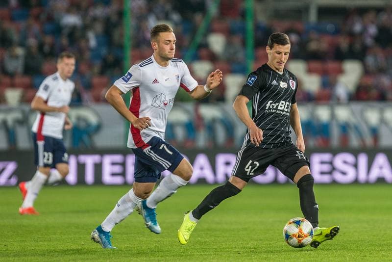 Football. PKO BP Ekstraklasa. Gornik Zabrze - LKS Lodz. 20.10.2019