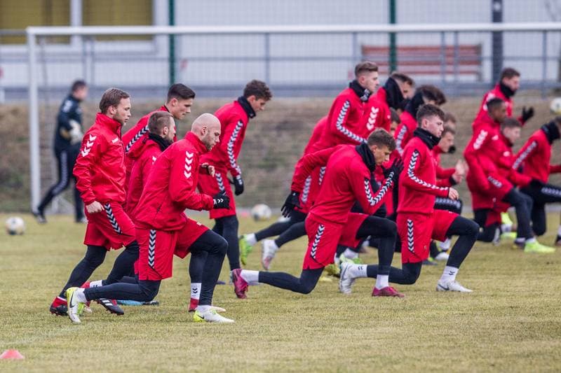 Football. Zaglebie Sosnowiec. Training. 20.02.2020
