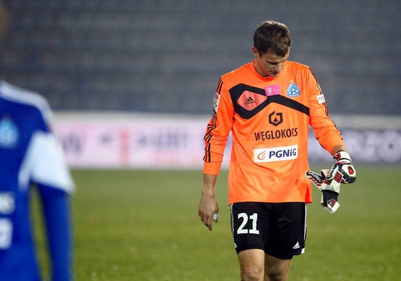 Football. T-Mobile Ekstraklasa. Ruch Chorzow - Korona Kielce. 27.10.2014