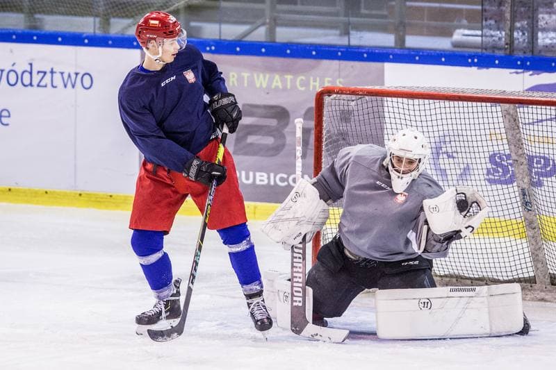 Ice Hockey. Poland national team. Training. 14.12.2020