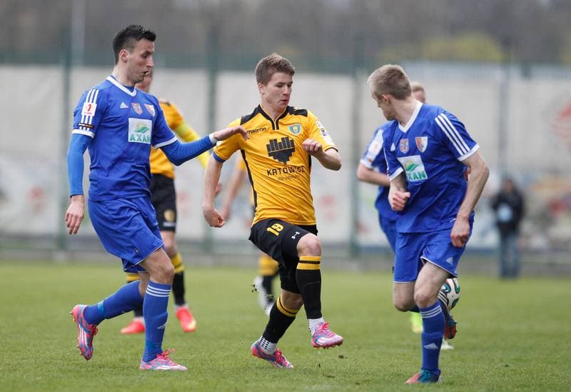 Football. I Liga. Pogon Siedlce - GKS Katowice. 19.04.2015