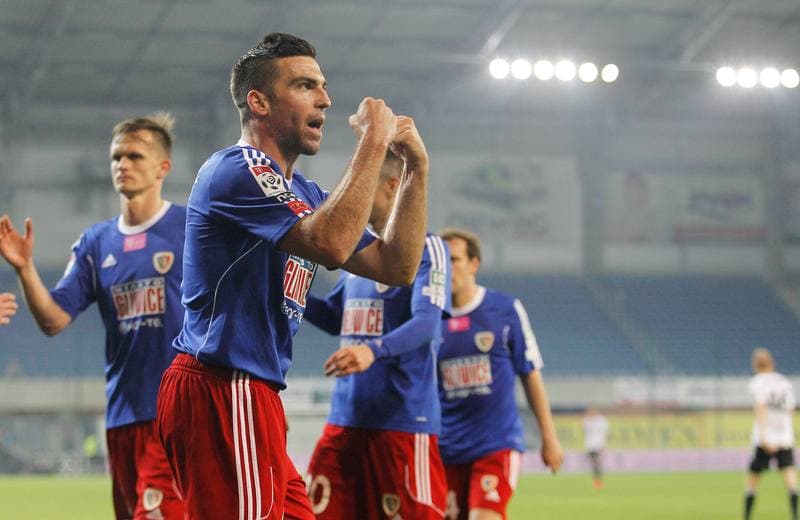 Football. Polish Cup. Piast Gliwice - GKS Belchatow. 29.10.2014