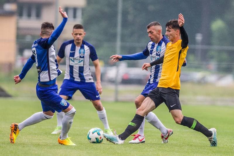 Football. Sparing. LKS Goczalkowice Zdroj - Wieczysta Krakow. 11.07.2020