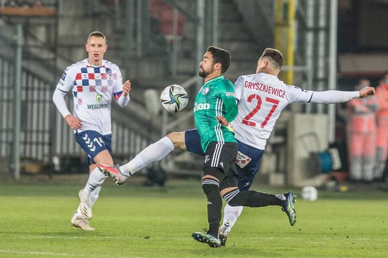 Football. PKO BP Ekstraklasa. Gornik Zabrze - Legia Warsaw. 27.02.2021