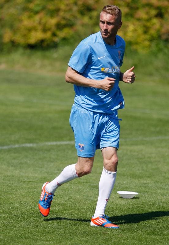 Football. Termalica Bruk-Bet Nieciecza. Training. 03.07.2015