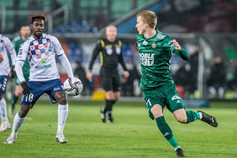 Football. PKO BP Ekstraklasa. Gornik Zabrze - Slask Wroclaw. 16.04.2021