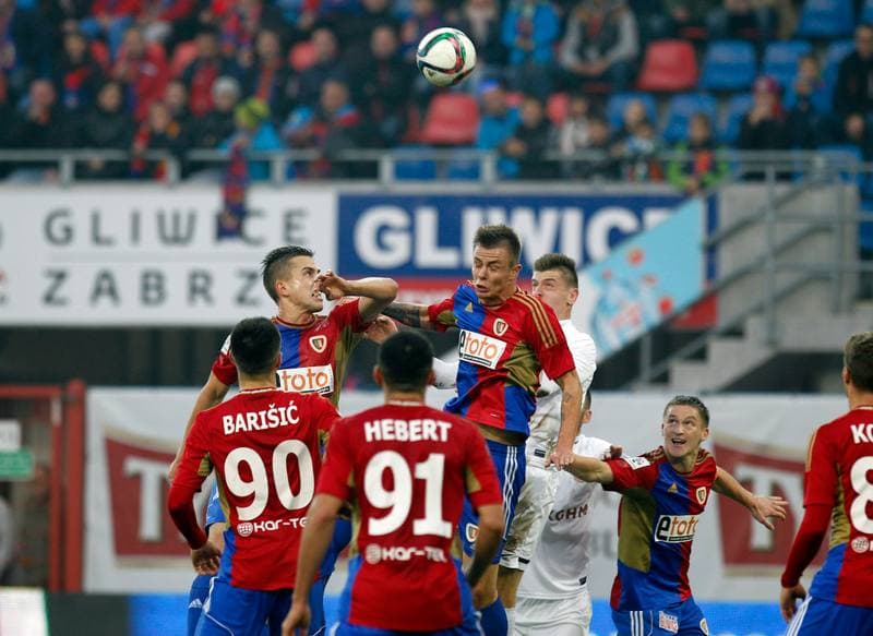Football. PKO BP Ekstraklasa. Piast Gliwice - Zaglebie Lubin. 31.10.2015