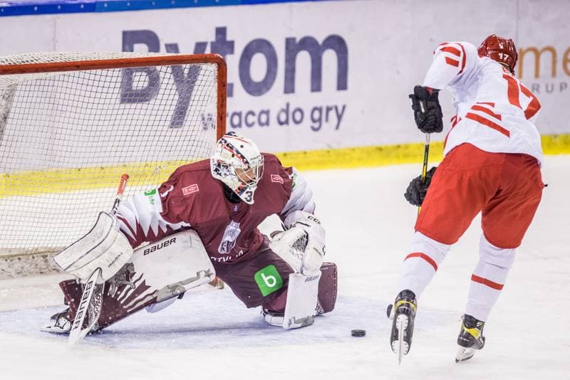 Ice Hockey. Three Seas Tournament. Poland - Latvia. 21.04.2021