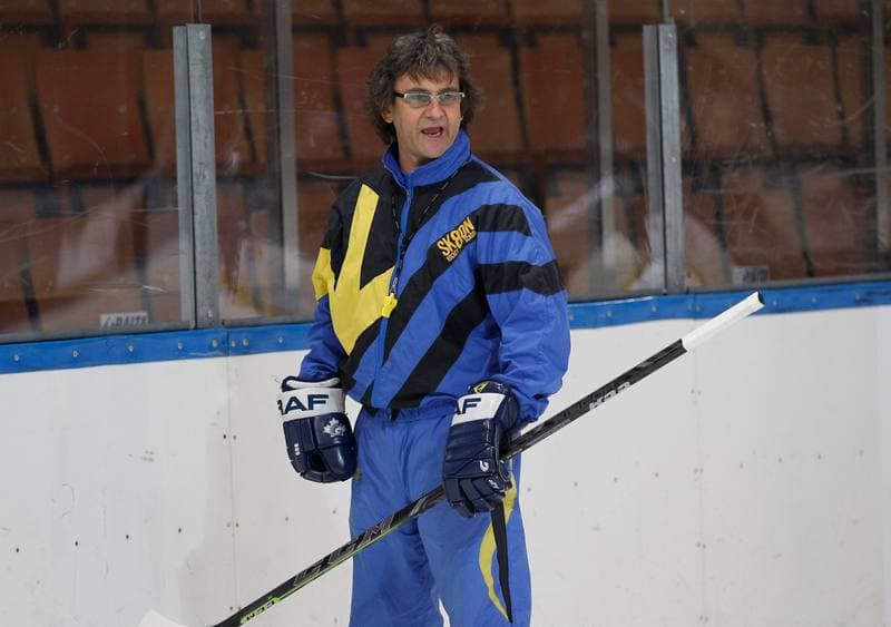 Ice Hockey. Jaroslaw Byrski Camp. Training. 27.11.2015