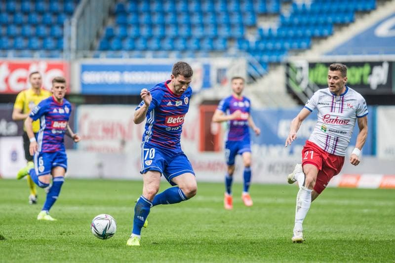 Football. PKO BP Ekstraklasa. Piast Gliwice - Podbeskidzie Bielsko-Biala. 03.05.2021