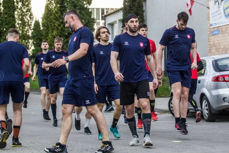 Ice Hockey. Poland national team. Training. 12.05.2021