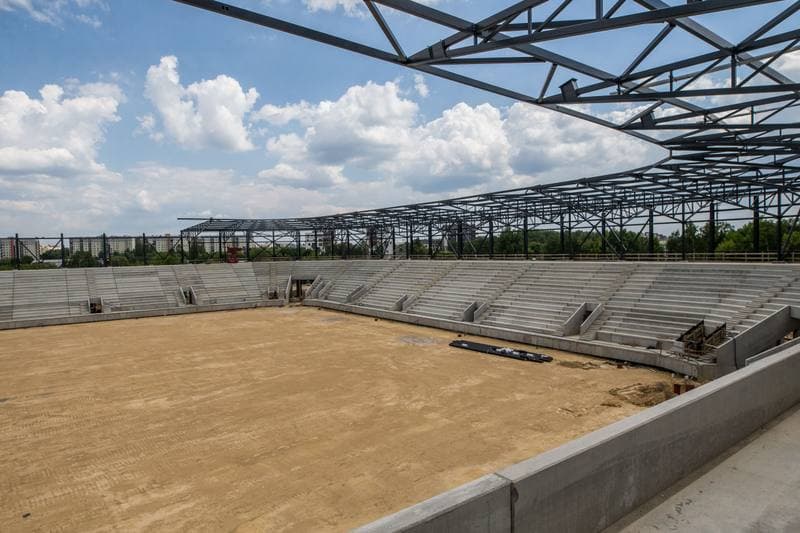 Football. Zaglebiowski Park Sportowy. Construction. 09.06.2021