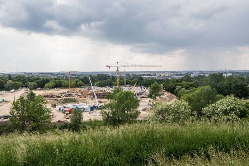 Football. Zaglebiowski Park Sportowy. Construction. 09.06.2021