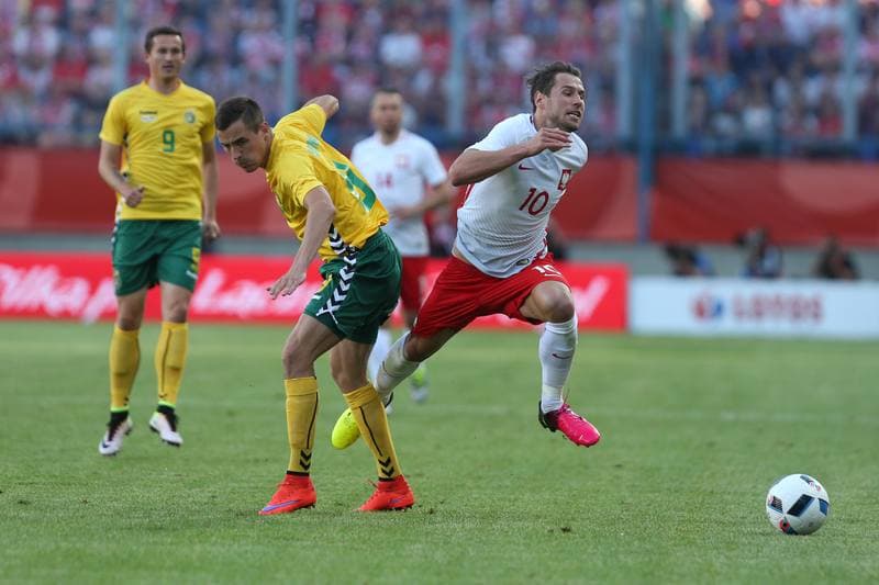 Football. International Friendly. Poland - Lithuania. 06.06.2016