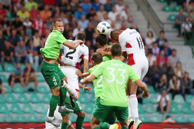 Football. Champions League. AS Trencin - Olimpija Ljubljana. 20.07.2016