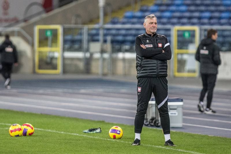 Football. Poland national team. Training. 21.03.2022