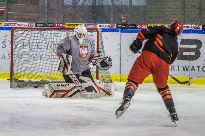 Ice Hockey. Poland national team. Training. 13.04.2021