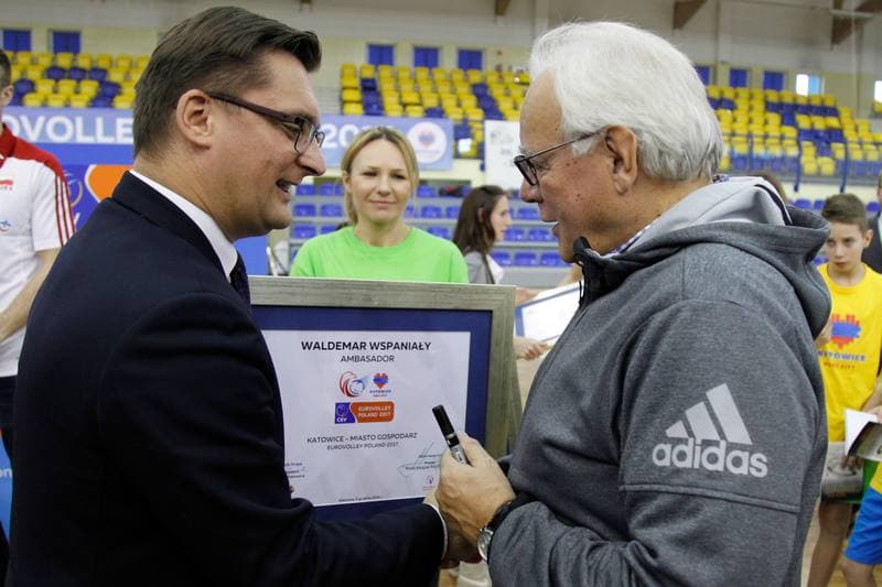Volleyball. European Championship. Promotional Action. 05.12.2016