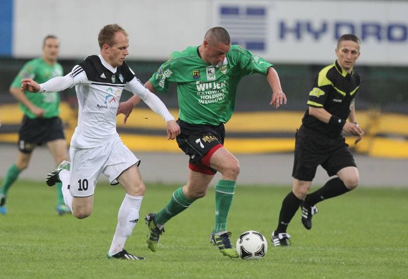Football. II liga - grupa zachodnia. Energetyk ROW Rybnik - Rozwoj Katowice. 11.05.2013