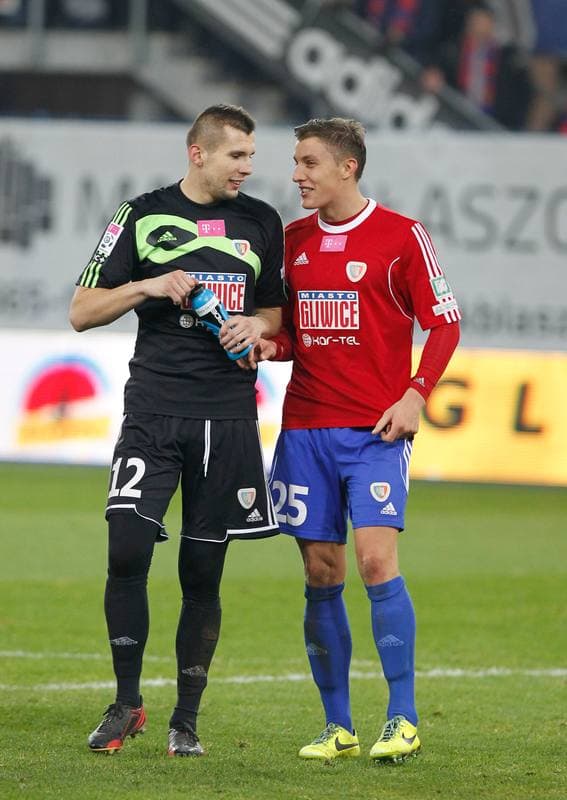 Football. T-Mobile Ekstraklasa. Piast Gliwice - Gornik Zabrze. 30.11.2013